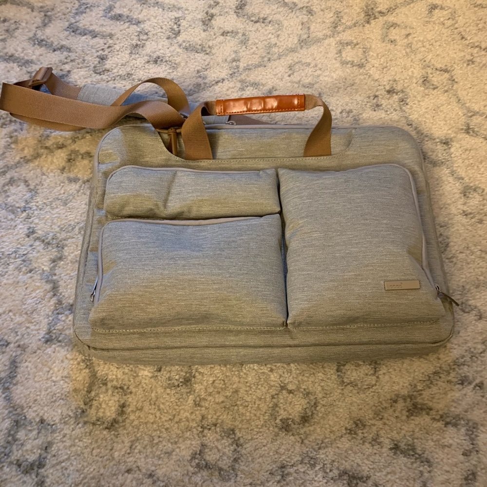 Grey Laptop Bag